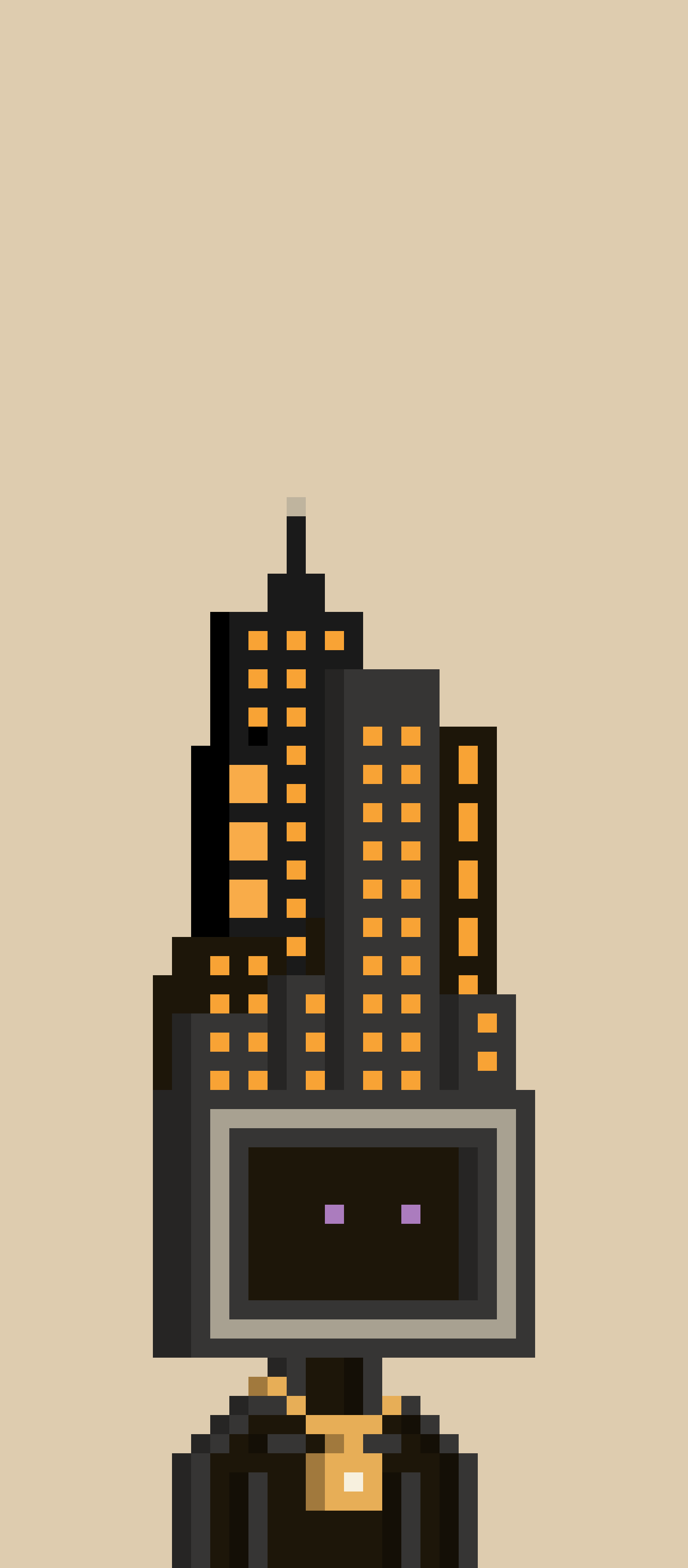 RetroGrave lock screen preview